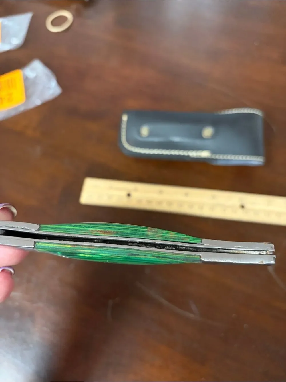Hand crafted 9” folding with corkscrew